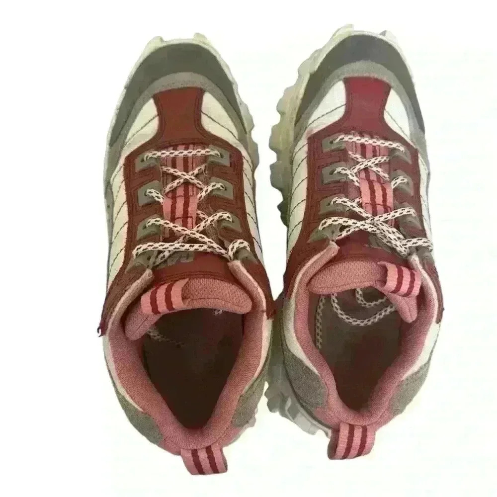 Caterpillar Intruder Chunky Steel toes Sneakers In Pink And Gray EU 40 Pre loved - Picture 9 of 14